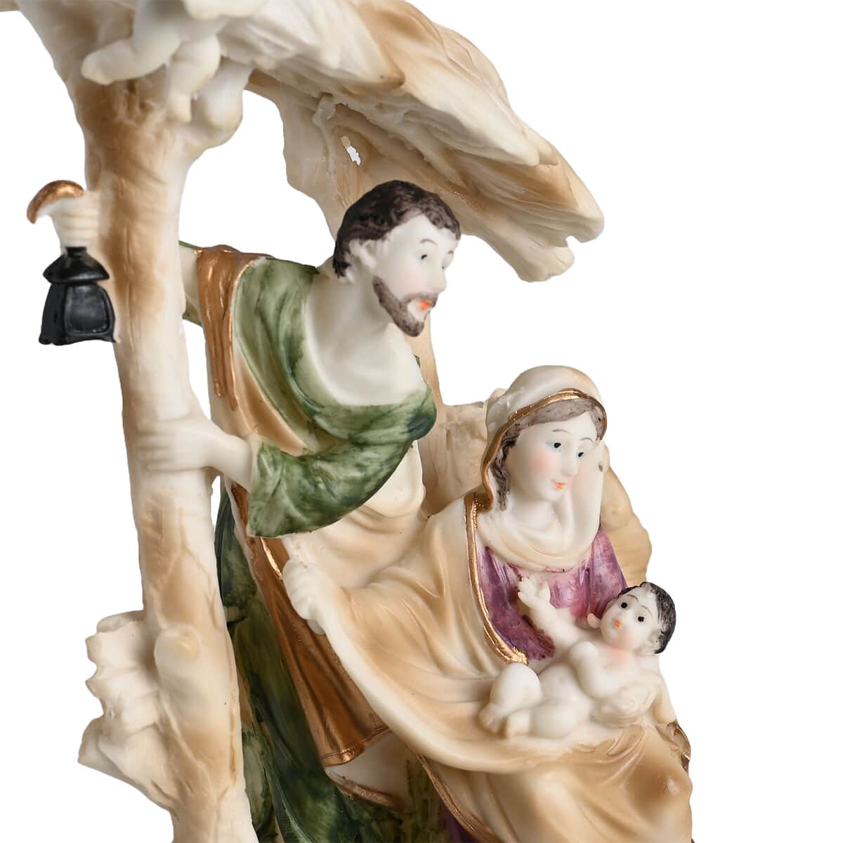 Statue of the Holy Family, Cupid, and Lamb Religious Ornament image number 4