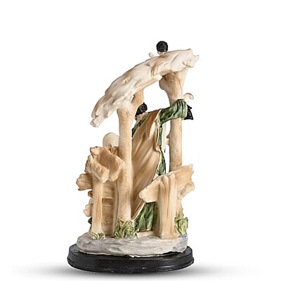 Statue of the Holy Family, Cupid, and Lamb Religious Ornament