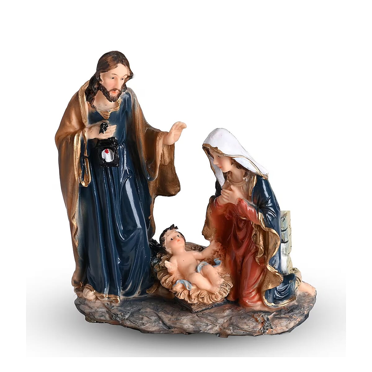 Statue of the Holy Family and Cupid Religious Ornament image number 6