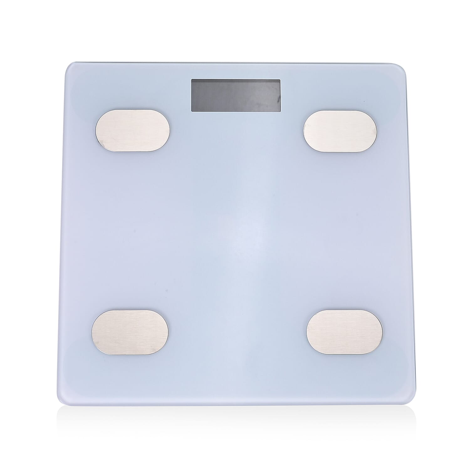White Smart Body Fat Weighing Scale with Bluetooth (2xAAA Not Included)