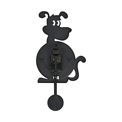Dog Wall Clock With Pendulum (1 AA Battery Not Included)