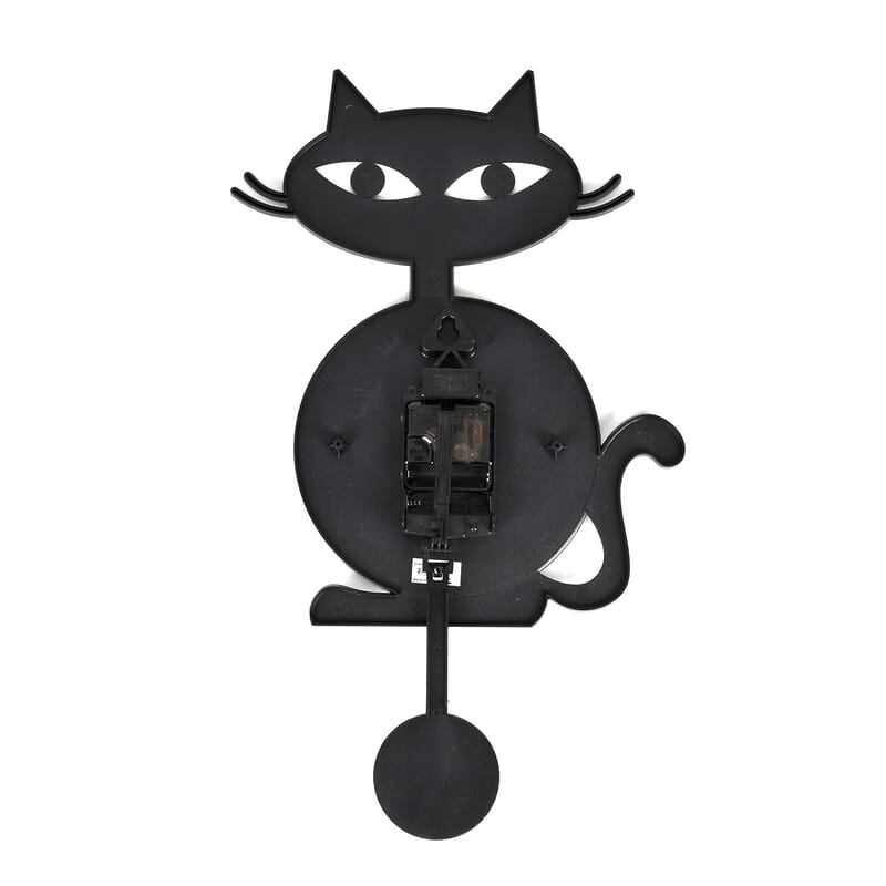 Cat Wall Clock With Pendulum (1 AA Battery Not Included)