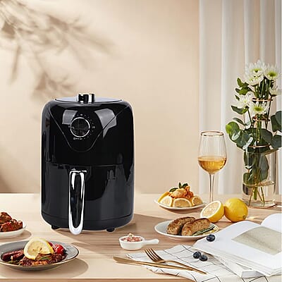 Homesmart Non-stick Compact Air Fryer with Frying Plate 2L (700w, 120v)