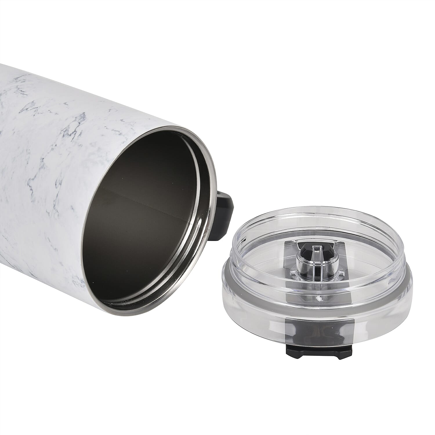 Marble Pattern Double Wall Stainless Steel Cup with Straw 40 oz