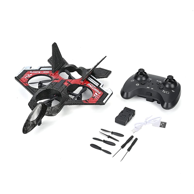 Red Remote Control Foam Airplane