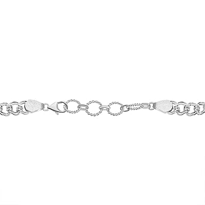 Sterling Silver Link Chain Necklace 18-20 Inches 41.00 Grams