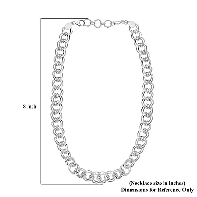 Sterling Silver Link Chain Necklace 18-20 Inches 41.00 Grams