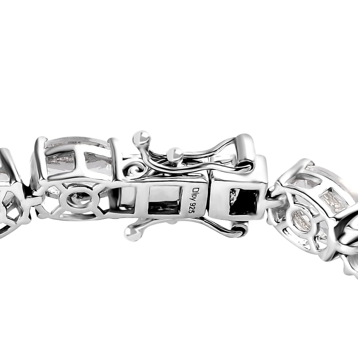 Epic Deal Brazilian Petalite, White Zircon Bracelet in Rhodium Over Sterling Silver (8.00 In) 21.75 ctw image number 3