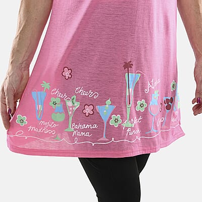 Lati Fashions Pink Martini House Dress - M