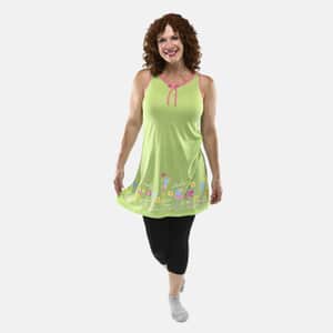 Lati Fashions Green Martini House Dress - L