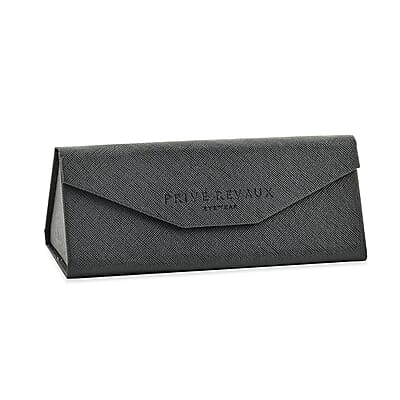 Prive Revaux Unisex Styles Brown Squared Sunglasses with Case and Cleaning Cloth