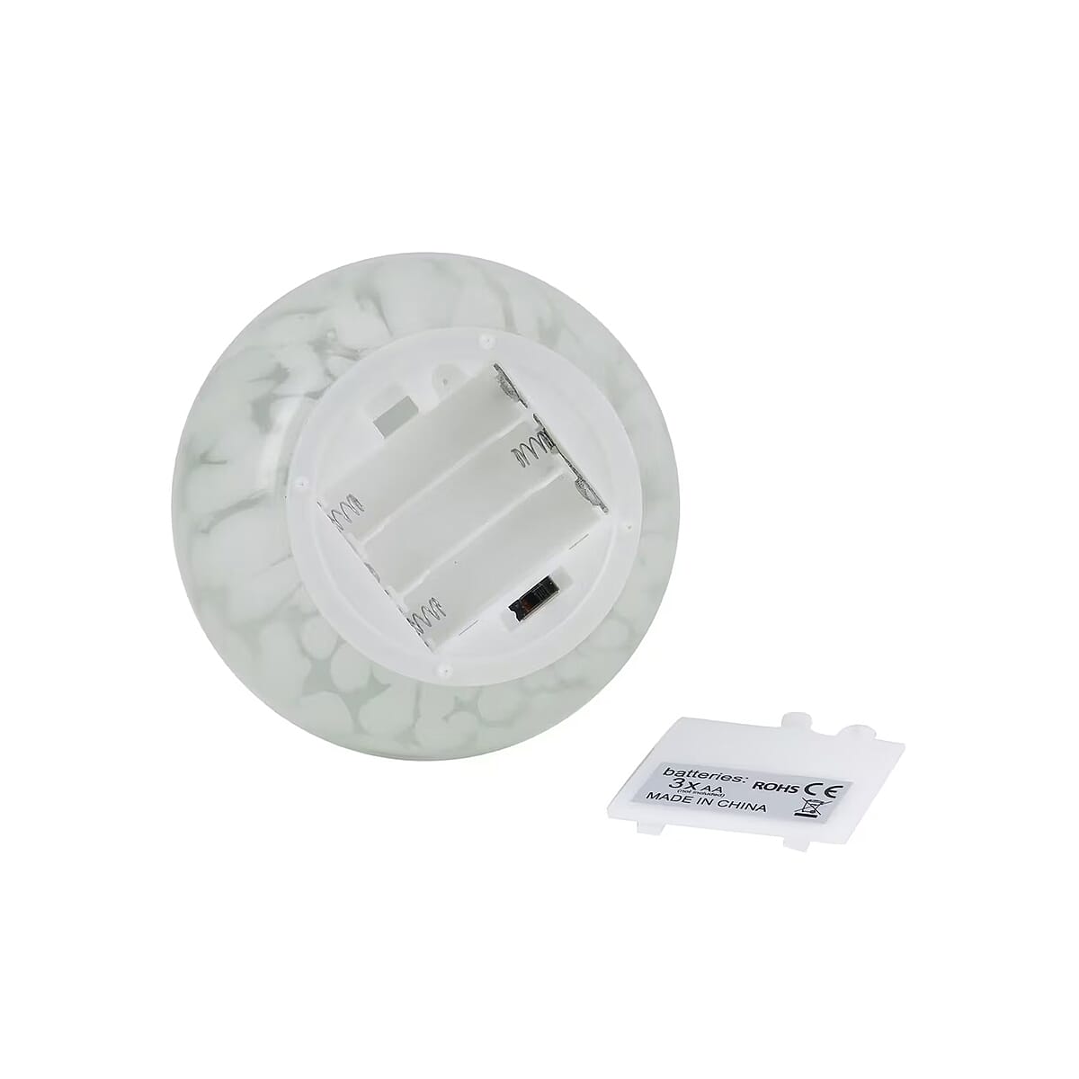 Egg Shape Glass LED Lamp - Green (3xAAA Battery not Included) image number 9