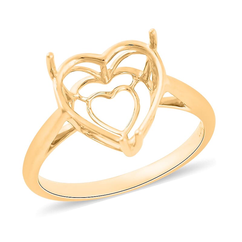 Luxoro 10K Yellow Gold Mounting Ring
