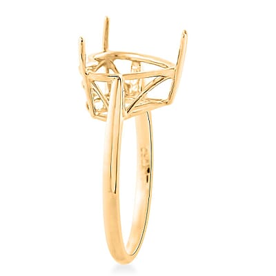 Luxoro 10K Yellow Gold Mounting Ring