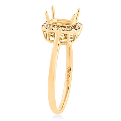 Luxoro 14K Yellow Gold Mounting Ring (Size 7.0)