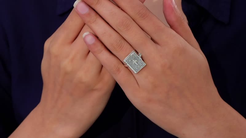 Sterling Silver Ring (Size 7.0) 7.50 Grams