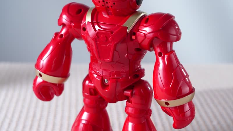 Doorbuster Remote Control Intelligent Programming Robot Toy - Red (9.05"x7.2"x3.5")