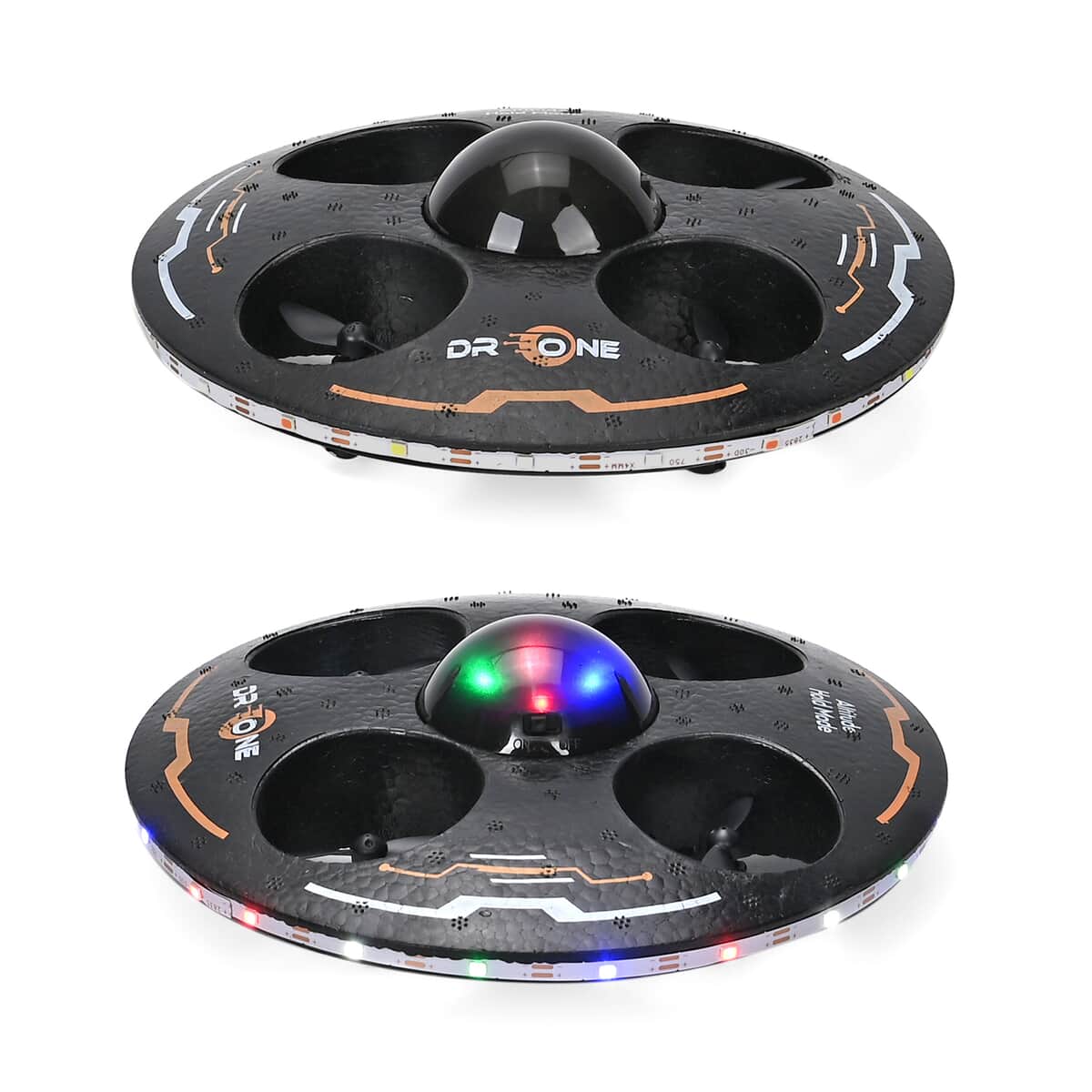 Remote-Controlled 4-Axis foam UFO with Gyroscope - Black image number 1