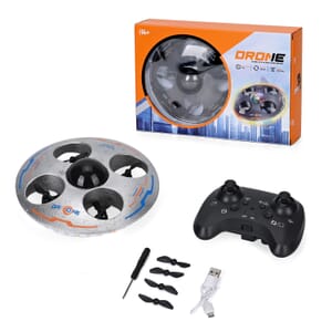 Remote-Controlled 4-Axis foam UFO with Gyroscope - Gray