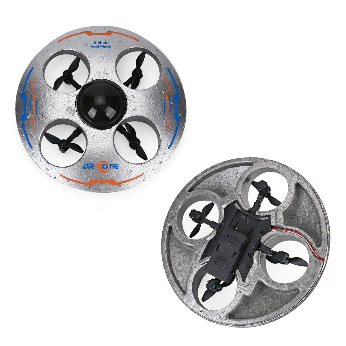 Remote-Controlled 4-Axis foam UFO with Gyroscope - Gray image number 2