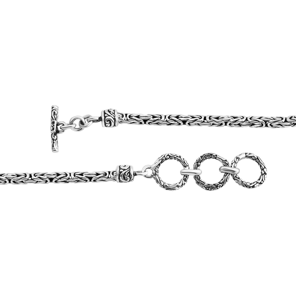 Bali Legacy Garuda with Borobudur Chain Bracelet in Sterling Silver (6.50-8.0In) 13 Grams image number 4