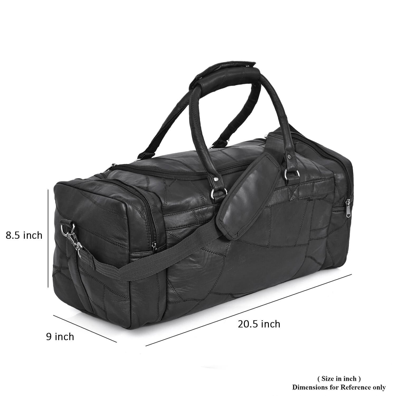 Supreme Patchwork Leather Duffle Bag (FW19) - $328
