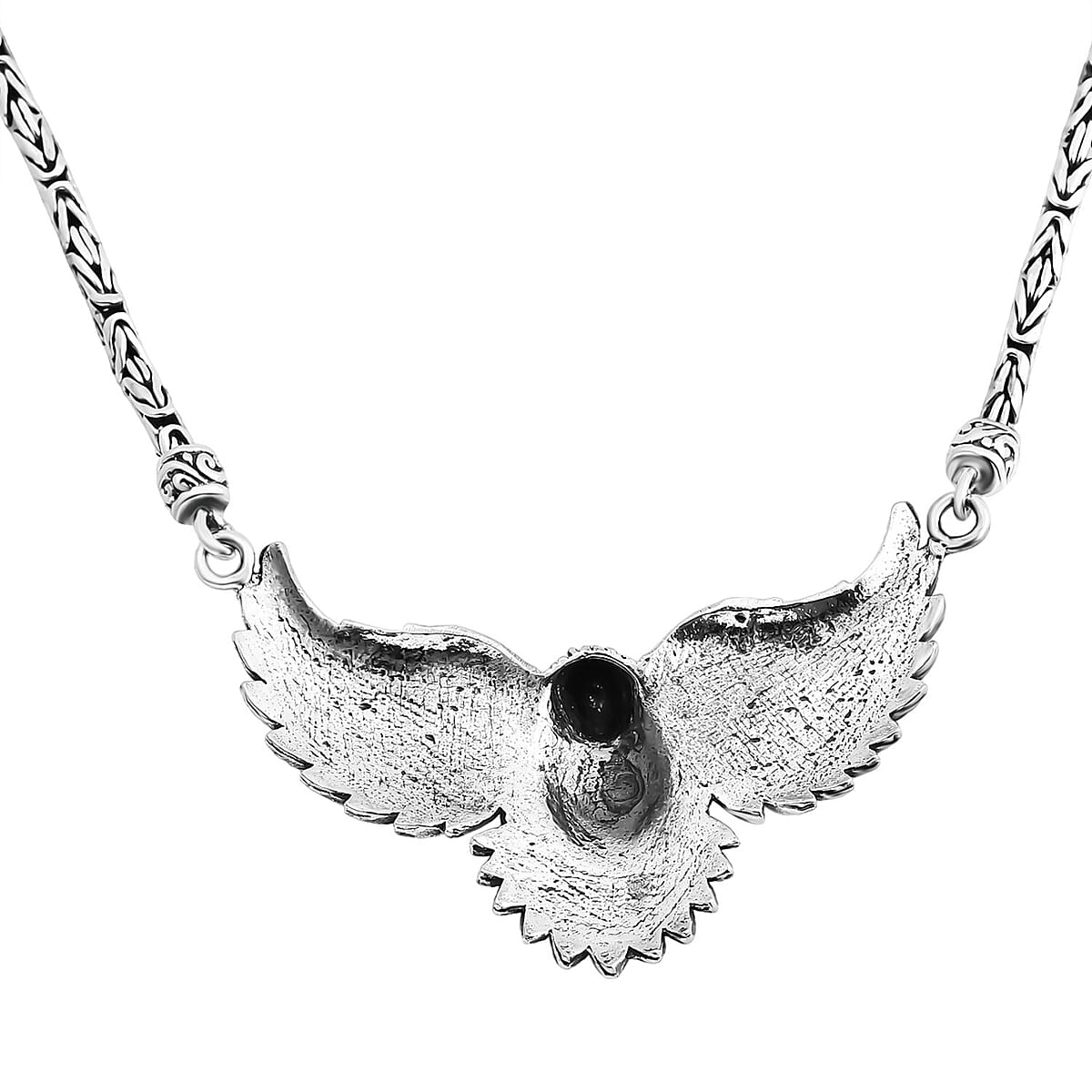 Bali Legacy Garuda with Borobudur Chain Necklace in Sterling Silver 30.10 Grams 20 Inches image number 5