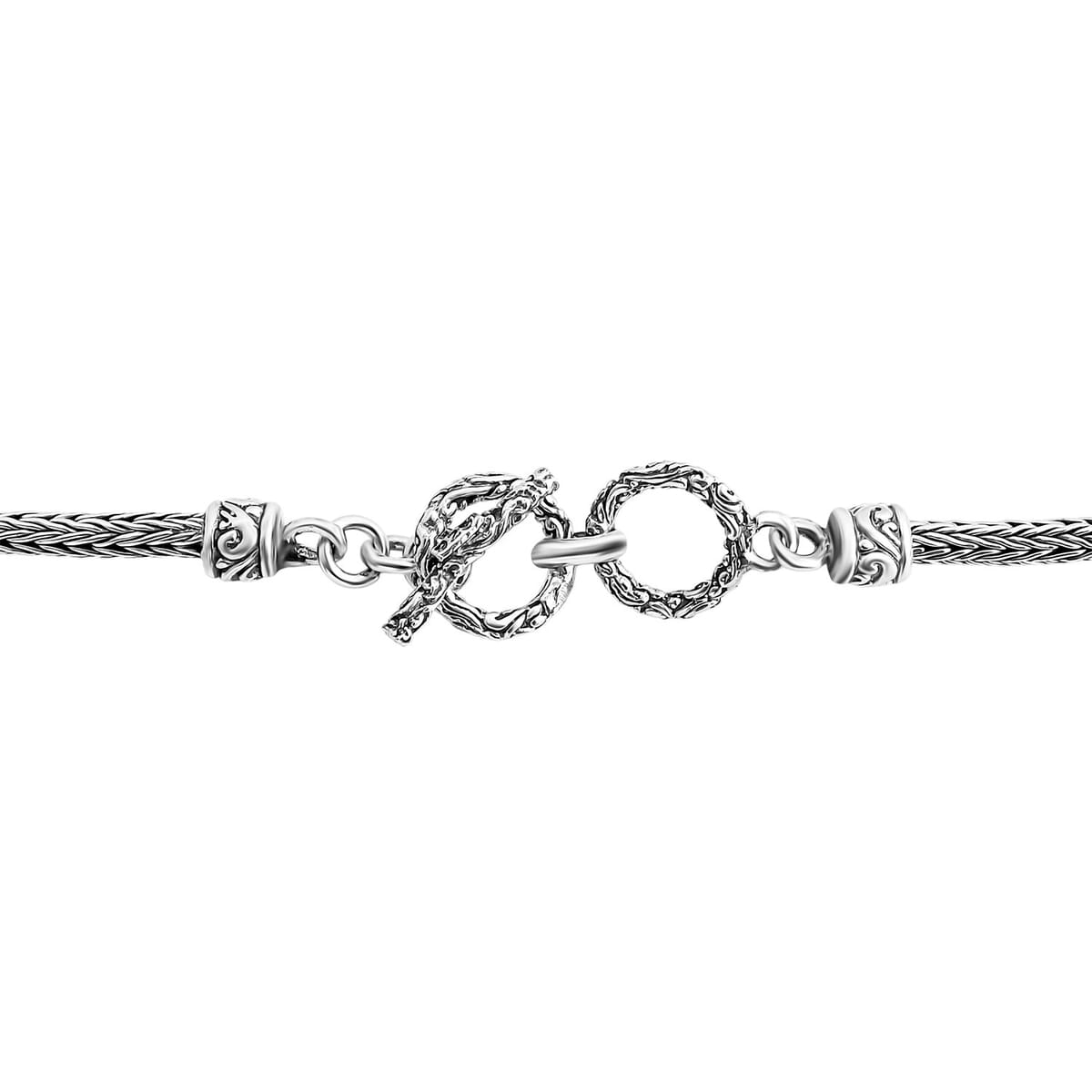 Bali Legacy Dragonfly with Borobudur Chain Necklace in Sterling Silver 19.80 Grams 20 Inches image number 5