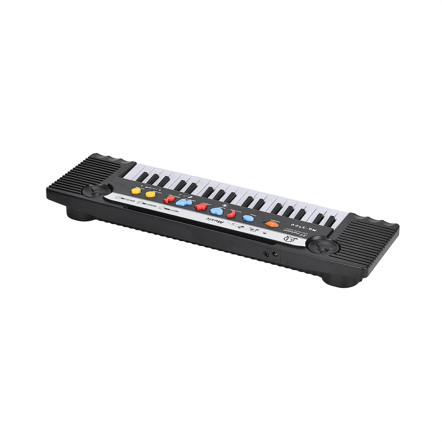 37 Keys Piano with Microphone (Equipped with 37 Keys, 24 Demo Songs, 3 Tones, 8 Rhythms, and 2 Tempo/2 Volume)