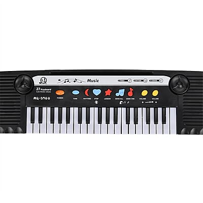 37 Keys Piano with Microphone (Equipped with 37 Keys, 24 Demo Songs, 3 Tones, 8 Rhythms, and 2 Tempo/2 Volume)