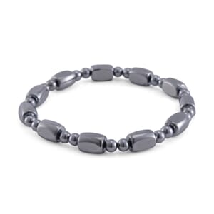 Terahertz 110.00 ctw Beaded Stretch Anklet (9-9.5In)