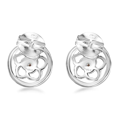 Diamond Accent Earrings in Sterling Silver