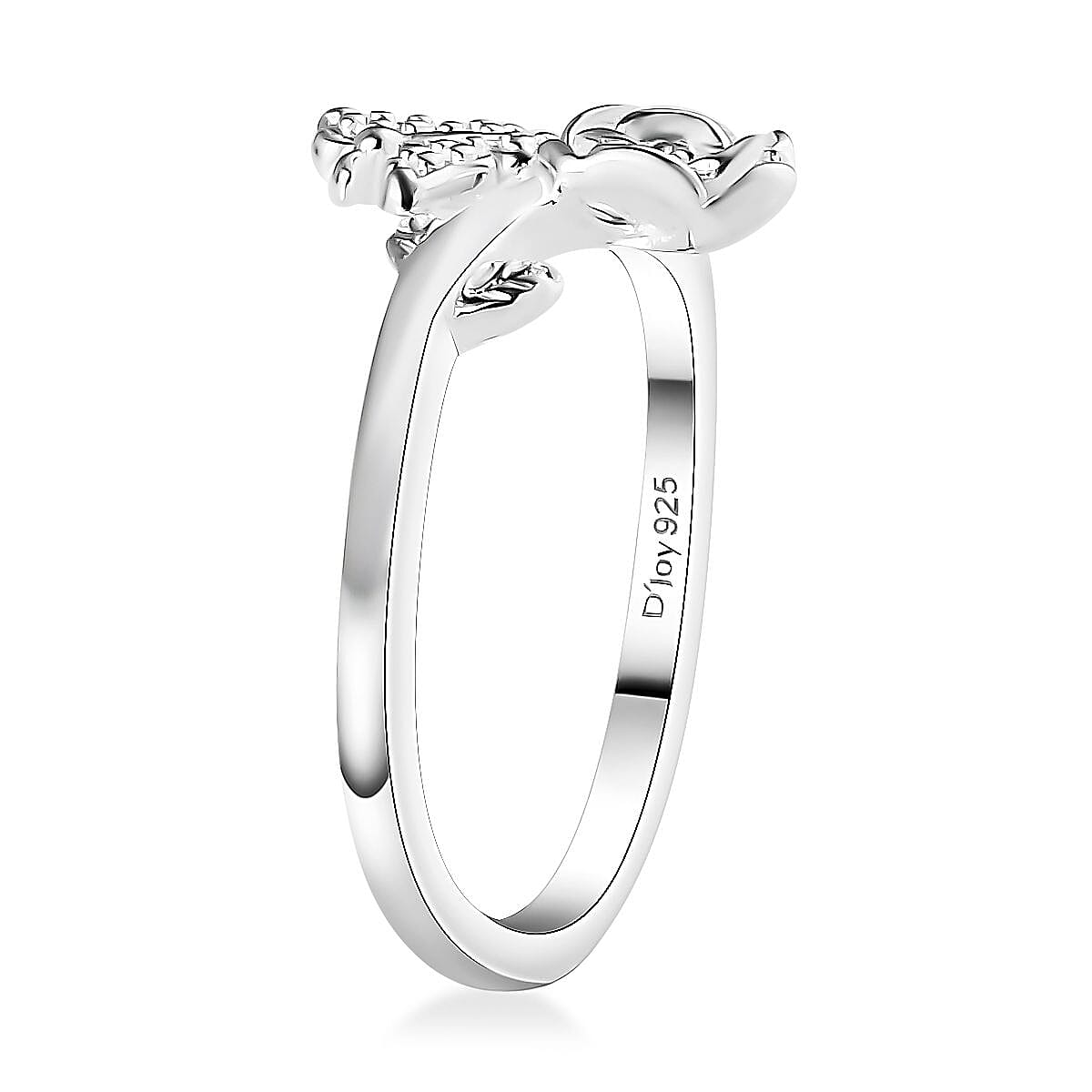 Diamond Accent Ring in Sterling Silver (Size 7.0) image number 3