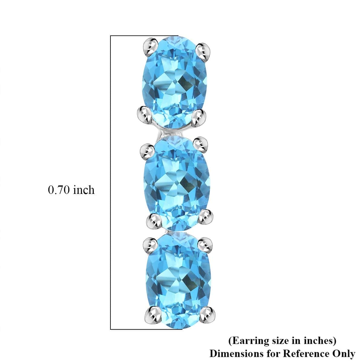 Certified & Appraised Luxoro 14K White Gold AAA Santa Maria Aquamarine Earrings 2.40 ctw image number 4