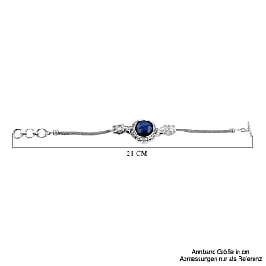Malagasy Labradorite Dragon With Tulangnaga 16.20 ctw Bracelet in Sterling Silver (7.50 In)