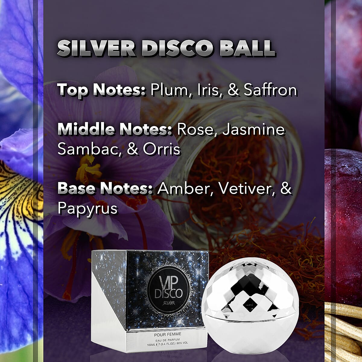VIP DISCO SILVER POUR FEMME Mark Jacobs, Decadence 100ml Eau De Parfum image number 2
