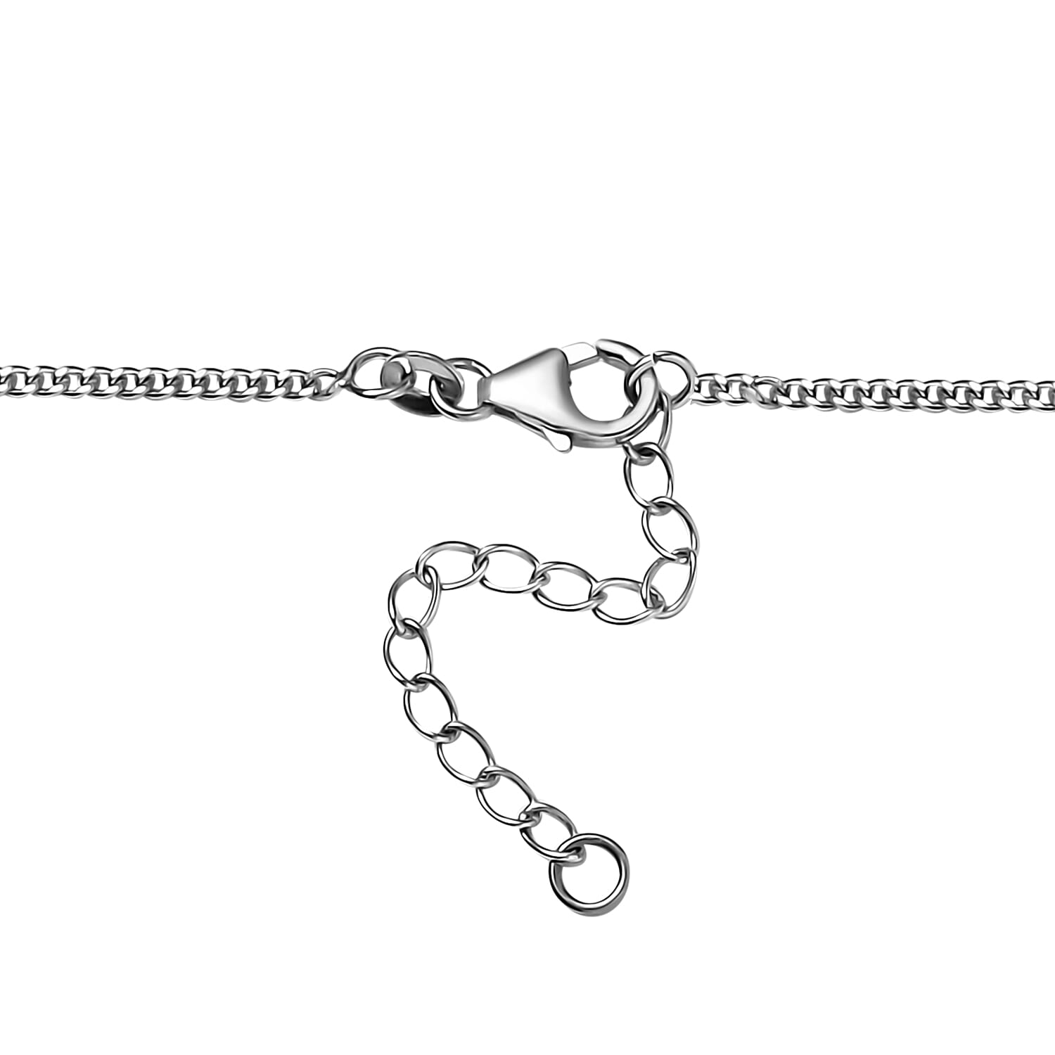 D'Joy Andranomaro Green Apatite Waterfall Necklace 18-20 Inches in Rhodium Over Sterling Silver 10.40 ctw