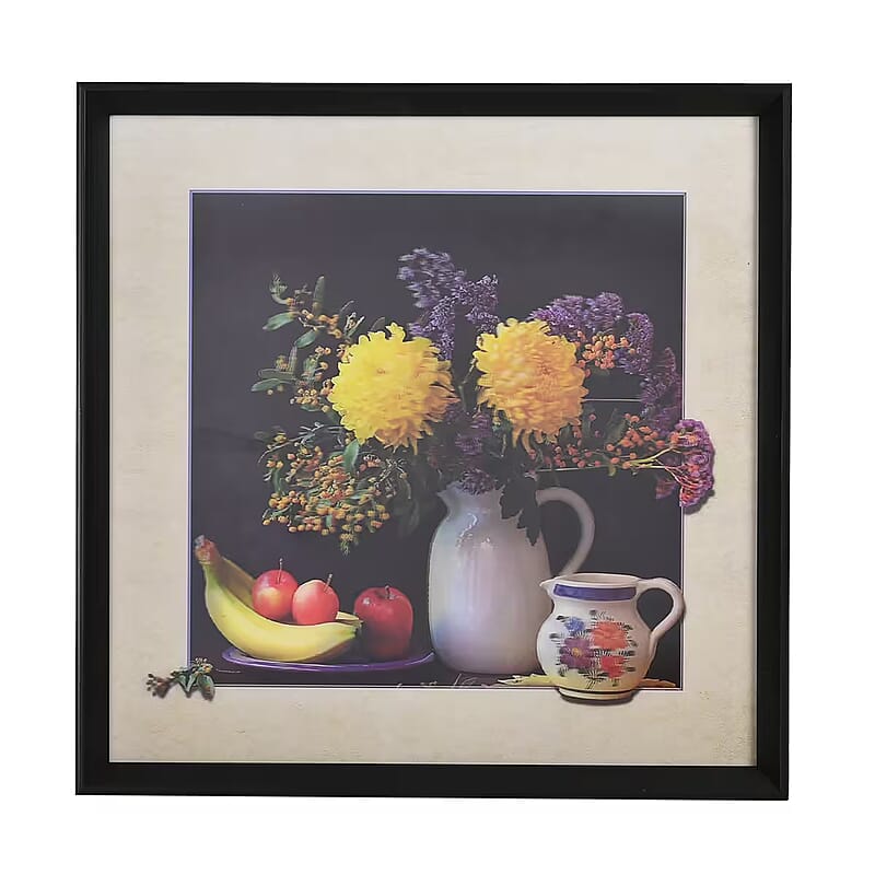 Decorative Flower Photo Frame