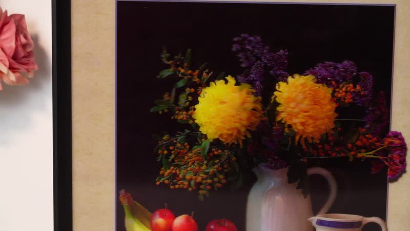 Decorative Flower Photo Frame (16.50"x16.50")