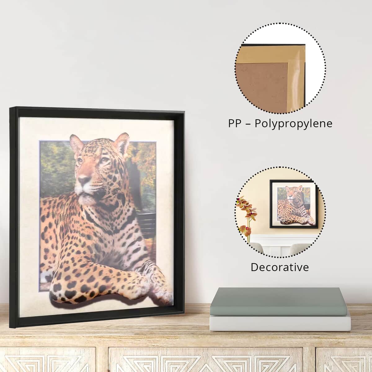 Decorative Leopard Photo Frame image number 3