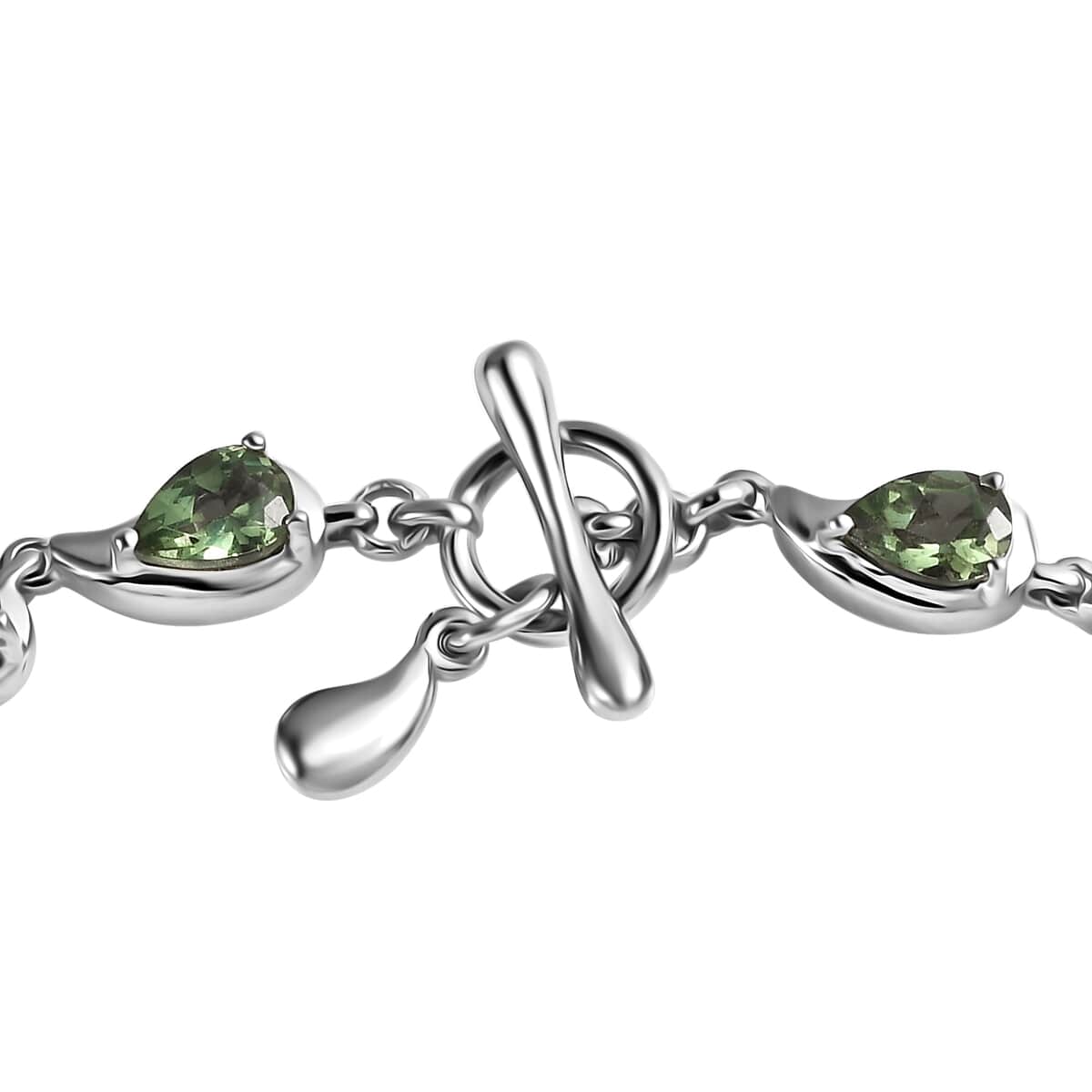 Andranomaro Green Apatite Rain Drop Bracelet in 18K Vermeil YG Over Sterling Silver (7.25 In) 7.25 ctw image number 3