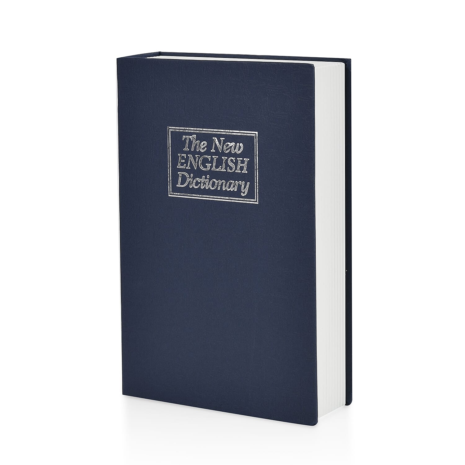 Blue Dictionary Diversion Secret Hidden Security Book Safe with Combination Lock