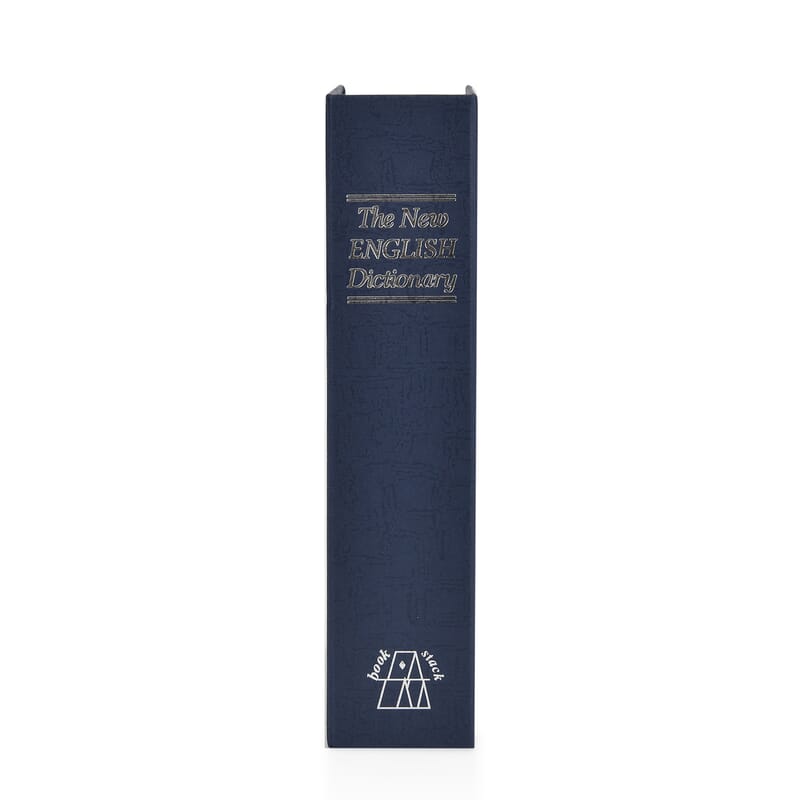 Blue Dictionary Diversion Secret Hidden Security Book Safe with Combination Lock