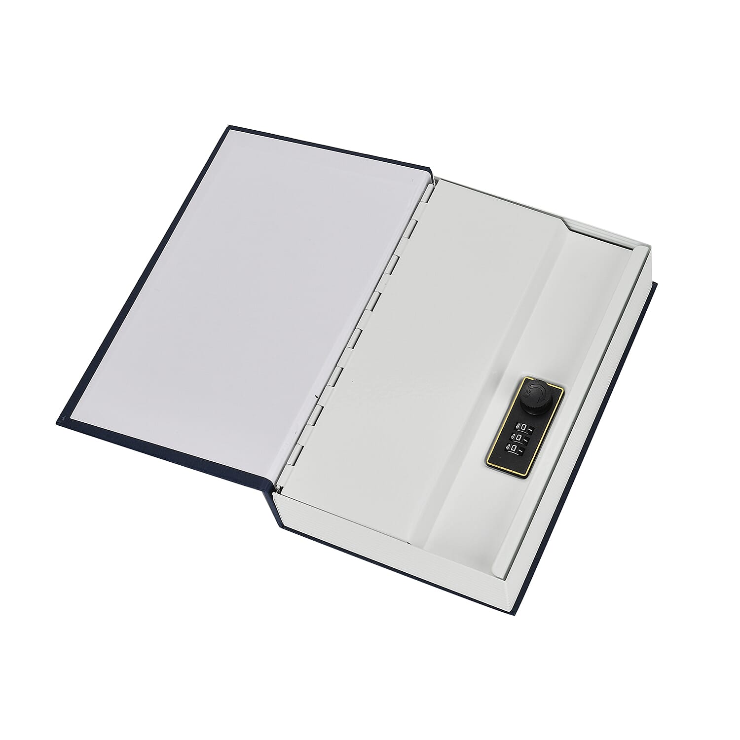 Blue Dictionary Diversion Secret Hidden Security Book Safe with Combination Lock
