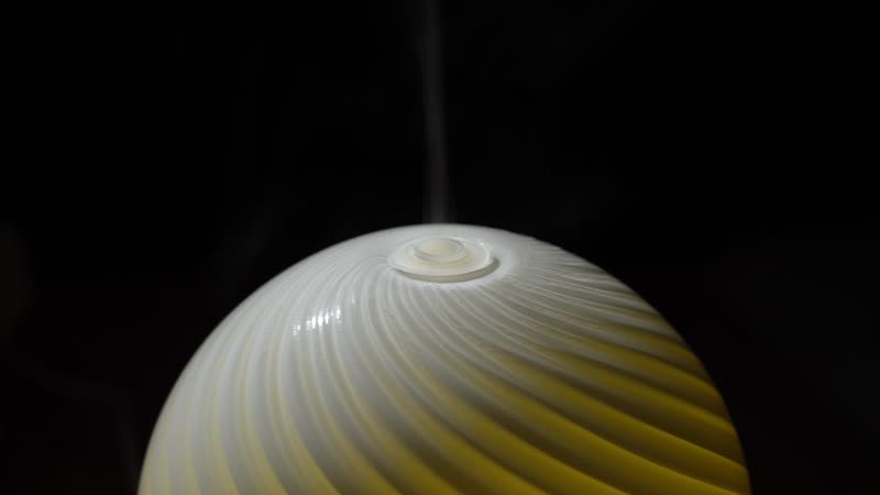 Spherical Aroma Diffuser with 10 Essential Oils & Color Changing Mood Lights (5W, 120ml)