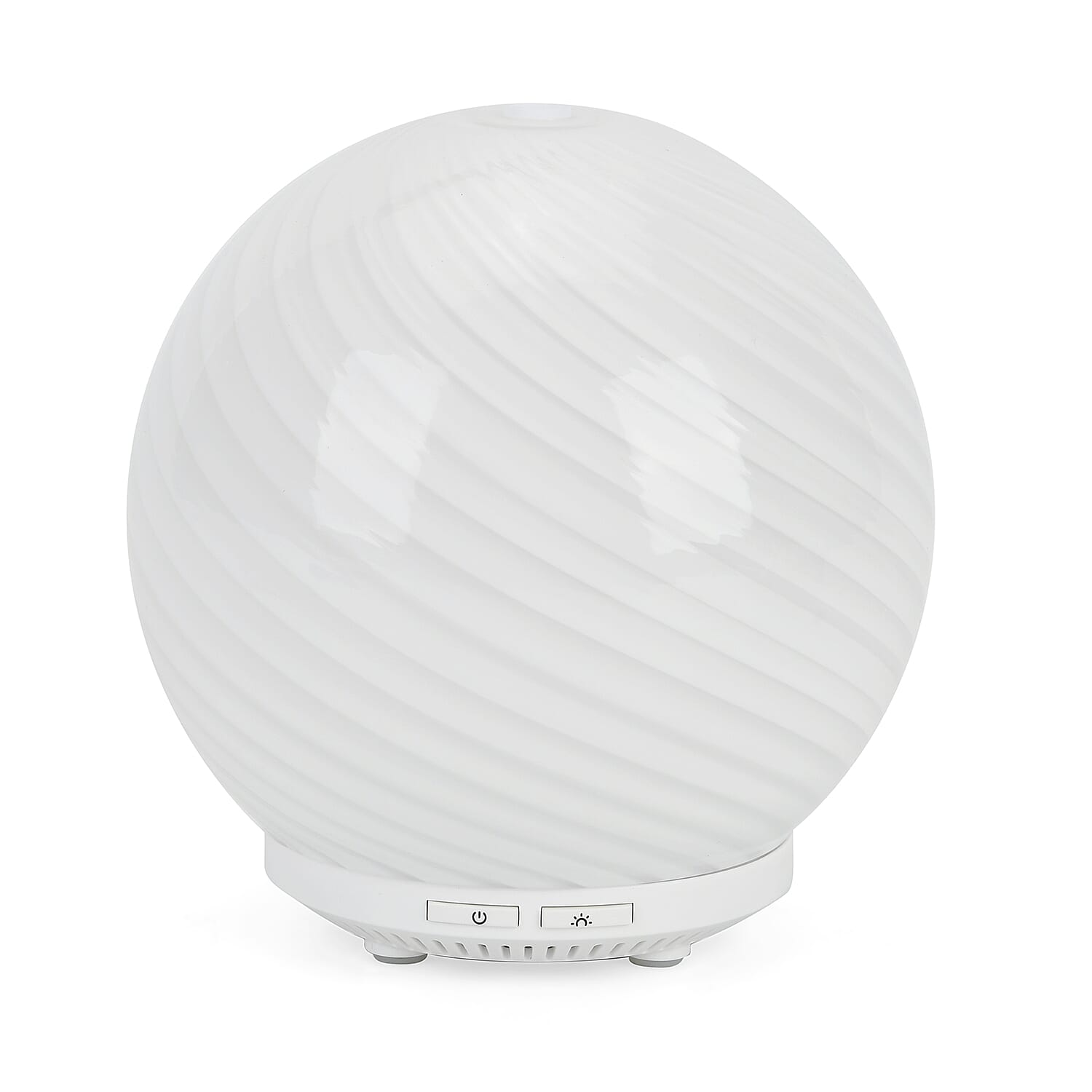 Spherical Essential Oil Diffuser with LED Color Mood Lights, Aromatherapy, and 10 Essential Oils (5W, 120ml)