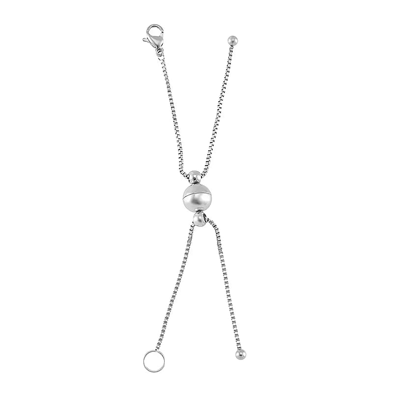 Stainless Steel 1.2mm Box Chain 3Inch with 8mm Magnetic Lock and Lobster Lock