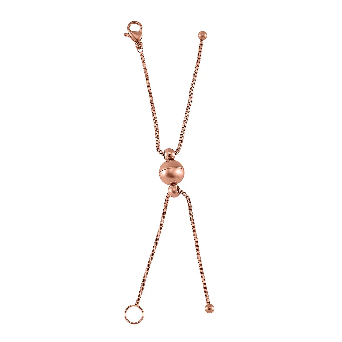 ION Plated RG Stainless Steel 1.2mm Box Chain 3Inch with 8mm Magnetic Lock and Lobster Lock image number 0
