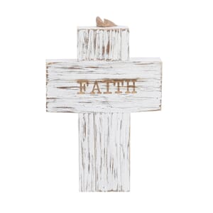 Wooden Cross Faith Hanging Ornament