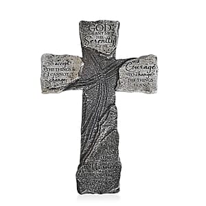 Decorative Engraved with Religious Inscriptions Wall Hanging Cross